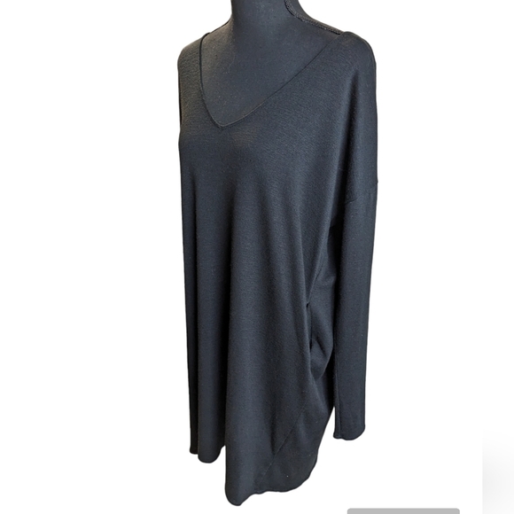 Wilfred free Aritza Navy Blue slouchy dress in size medium. Pockets on … - Picture 1 of 5